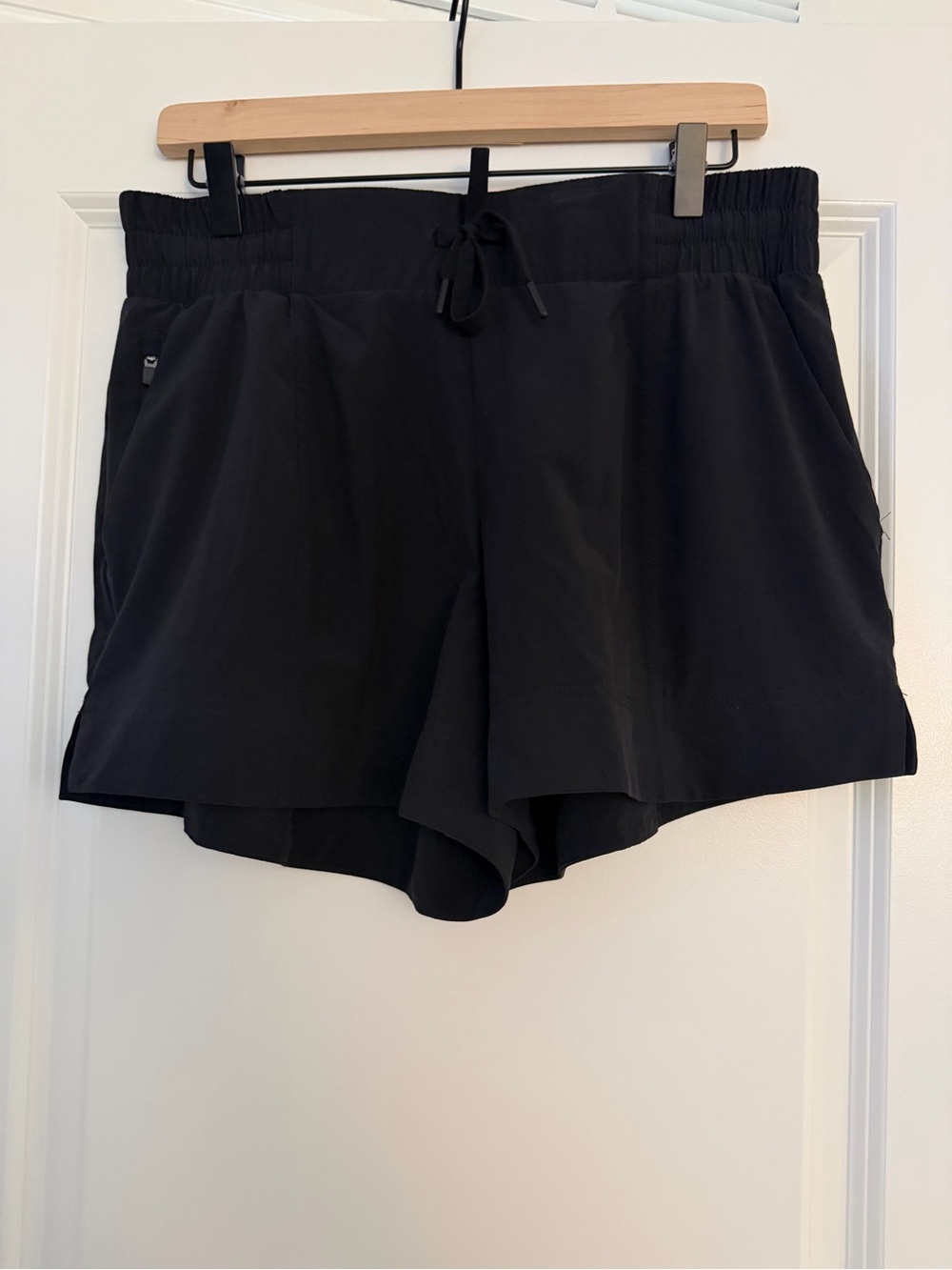 all in motion Black Athletic Shorts with Elastic Waist and Drawstring